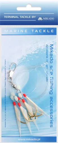 MIKADO Morský nadväzec Fish Skin Rig #03 veľ. 2/0