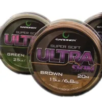 GARDNER Pletená šnúra Ultra Skin sivá 20m