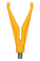 MIKADO Predná rohatinka na prút Head Rest Type "V" žltá (1ks)