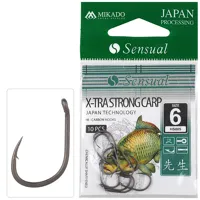 MIKADO Háčik s očkom X-TRA Strong Carp
