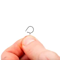 NASH Klip na červy s vrtáčikom Maggot Screw Medium, 5ks
