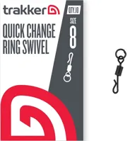 TRAKKER Rýchlovýmenný obratlík s krúžkom veľ. 8, 10ks
