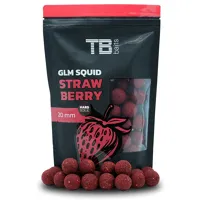 TB BAITS Hard Boilie GLM Squid Strawberry 24mm, 250g