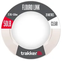 TRAKKER Nadväzcový vlasec Fluoro Link 50lb, 22.7kg, 0.68mm, 20m