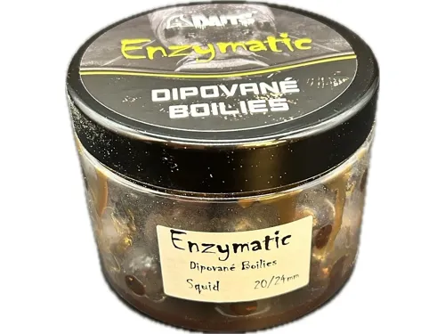 A BAITS Dipované Boilies Enzymatic Squid 20/24mm, 350g