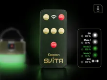 DELPHIN Kempingová lampa s ovládačom Svita 180lm (7)
