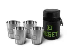 DELPHIN Set nerezových pohárikov RESET 4v1