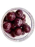 LK BAITS Fresh Boilie TopRestart Purple Plum 14mm, 250ml (1)