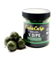 GULA CARP Exclusive Boilies v Dipe Mušľa GLM 24mm, 250ml