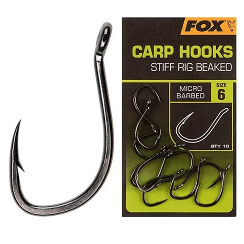 FOX Háčiky Stiff Rig Beaked, 10ks