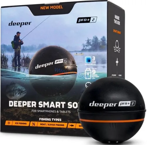 DEEPER Pro+ 2 Smart Nahadzovací sonar WiFi s GPS