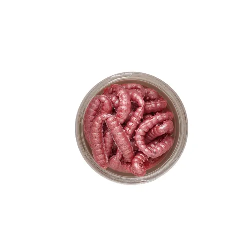 BERKLEY Osia larva 2.5cm Cesnak Bubblegum, 55ks