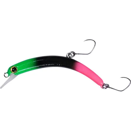 BALZER Trout Wobler Peachy zelená/čierna/ružová 5.7cm, 3.3g (plávajúci)