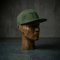 TB BAITS Šiltovka Snapback 3D Logo Green (2)