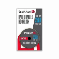 TRAKKER Nadväzcová šnúrka Raid Braided Hooklink 25lb,11.3kg, 20m