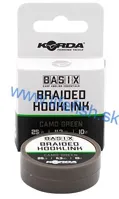 KORDA BASIX Nadväzcová šnúra COATED HOOKLINK-10m|18lb