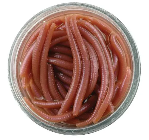 BERKLEY GULP Hnedý Hnojak - 5cm (60ks)