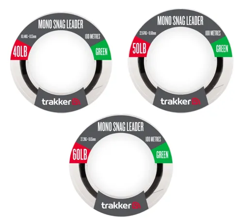TRAKKER Šokový vlasec Snag Leader Green (100m)