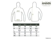 DELPHIN Tričko s kapucňou UV Armor 50+ Olive (5)
