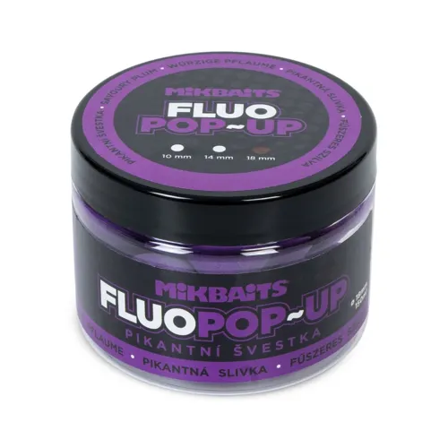 MIKBAITS Fluo Pop-up Pikantní Švestka