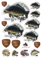 GIANTS FISHING Mix nálepiek Giants Fishing Kapor šupináč (16ks)
