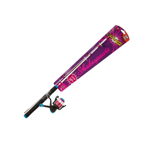 SHAKESPEARE Detský set prút s navijakom a vlascom Raspberry Spin Set (1.40m)
