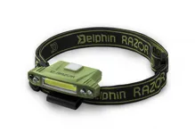 DELPHIN Čelová lampa Razor USB UC