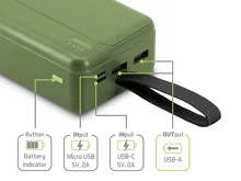 DELPHIN Powerbanka PoweriX  27 000 mAh (3)