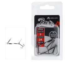 MIKADO Zbrojená montáž Stinger Jaws Screw and Soft Lure Pin 5cm x 24kg, 2ks