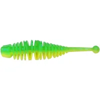 BERKLEY Gumová nástraha Powerbait Power Naiad 3cm Spring Green/Sunshine Yellow, 12ks