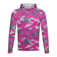 MIKADO Funkčné tričko s kapucňou a nákrčníkom UPF Lady Camo