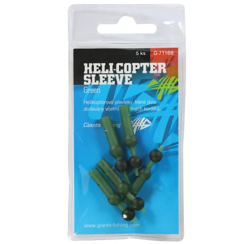 GIANTS FISHING Systém na montáž Heli-Copter Sleeve Zelená 5ks