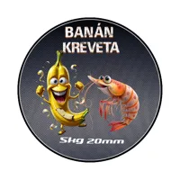 LF BAITS Kŕmne boilie Premium Banán Kreveta 5kg (2)