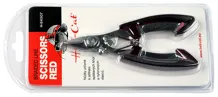 HELL-CAT Nožnice Scissor for braided line-S/S Claret-red