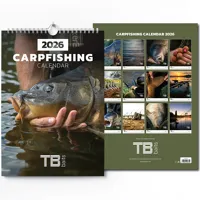 TB BAITS Rybársky kalendár Carpfishing 2026 33x46cm