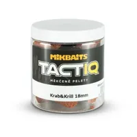 MIKBAITS Tactiq mäkčené pelety Krab&amp;Krill 18mm, 250ml