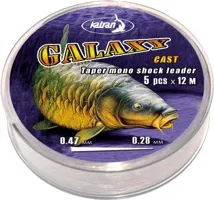 KATRAN Šokový vlasec Galaxy Cast -5x12m|0.30-0.47mm