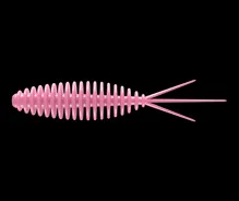 LIBRA LURES Turbo Worm 56  Bubble Gum 017 (8ks) syrová príchuť