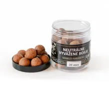 RIVERBAITS Neutrálne vyvážené boilie Mango Habanero 20mm, 150g