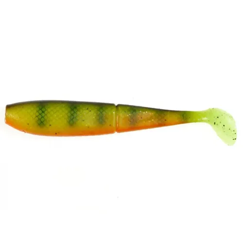 LUCKY JOHN Nástraha 3D Zander Paddle Tail 4,8" farba Z08, 4ks