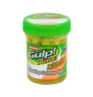 GULP! ALIVE FLOATING SALMON EGGS 9MM FLUOROSCENT YELLOW - 1203217 (1)