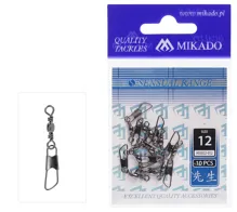 MIKADO Karabinka s obratlíkom veľ. 10, 10ks
