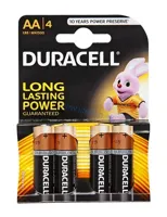 DURACELL Basic MN1500 AA BL4 LR6 1,5V tužkové batérie (4ks)