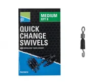 PRESTON Obratlík Quick Change Swivels - Medium (8ks)