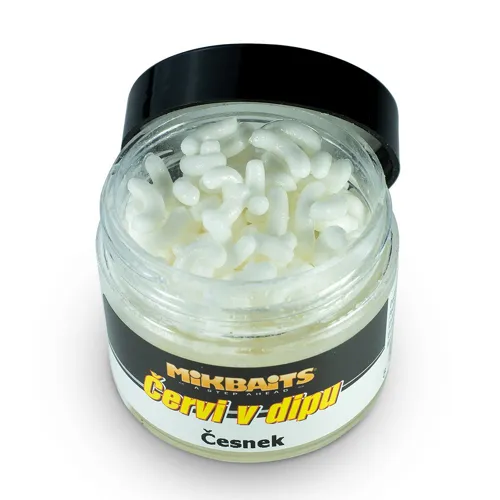 MIKBAITS Červy v dipe Cesnak (50ml)