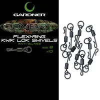 GARDNER Obratlíky Covert Flexi Ring Kwik Lokvel (10ks)