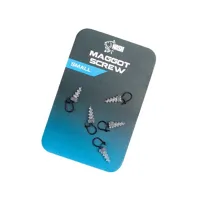 NASH Klip na červy s vrtáčikom Maggot Screw Small, 5ks
