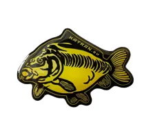 KATRAN Nálepka Gold Carp 3D (6x4cm)