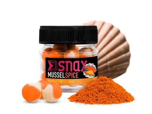DELPHIN Method Pop-Up D Snax Mušľa-Korenie 10mm, 20g
