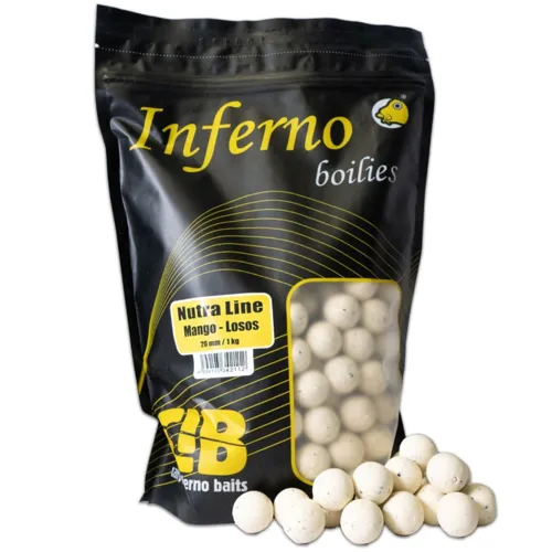 CARP INFERNO Boilies Nutra Line Mango Losos 20mm, 1kg